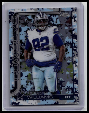 2025 Topps Chrome Quinnen Williams Team Camo Variation SP #72 Cowboys