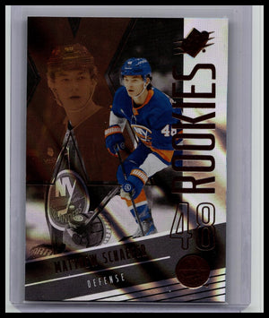 2025-26 SPx Matthew Schaefer RC Rookie #109 Islanders