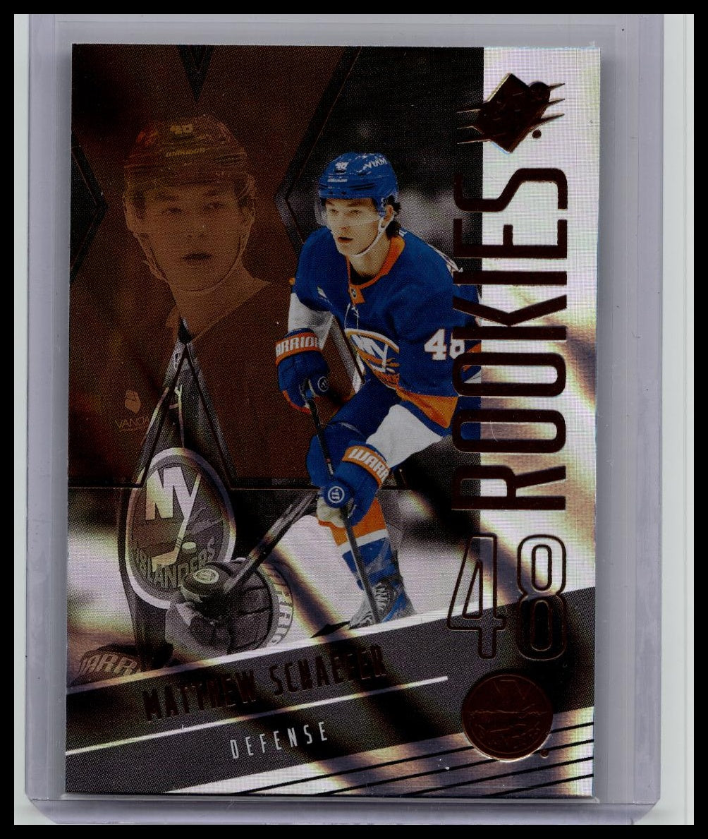 2025-26 SPx Matthew Schaefer RC Rookie #109 Islanders