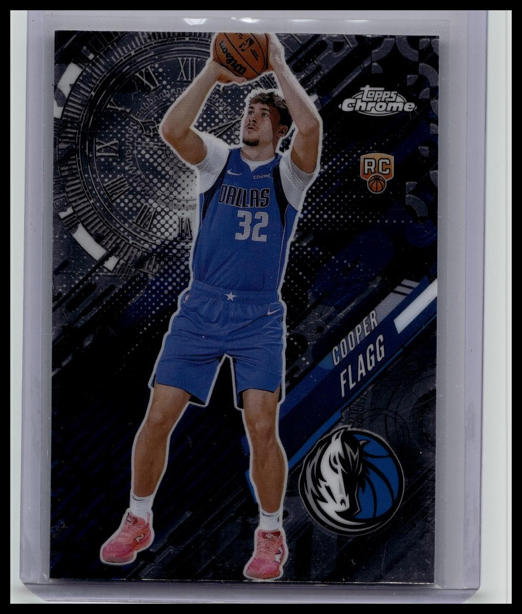 2025-26 Topps Chrome Cooper Flagg Go Time RC Rookie #GT-16 Mavericks