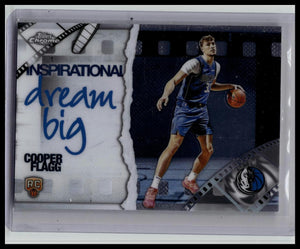 Cooper Flagg 2025 Topps Chrome Inspirational Rookie #IP-18 Card Dream Big Mavs