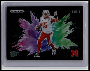 2025 Panini Prizm Draft Picks Black Color Blast Dylan Raiola #11 (RC)