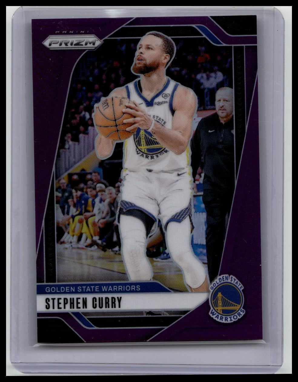 2024-25 Panini Prizm Basketball Stephen Curry #134 Purple Prizm Warriors /99