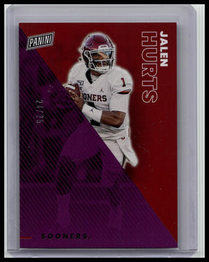 2023 Panini Father's Day Jaylen Hurts #26 Purple /25