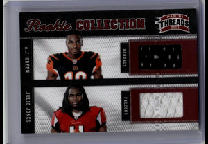 2011 Panini Threads A.J. Green Julio Jones #13 Rookie Combo Bengals Falcons /299