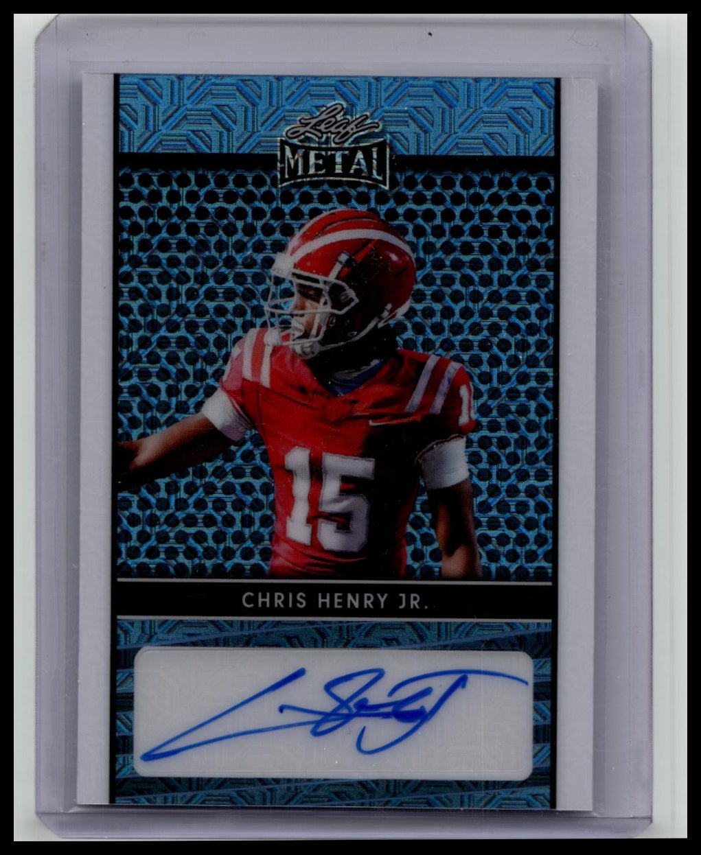 2024 Leaf Metal Chris Henry Jr Rookie Auto /60 OHIO STATE TOP RECRUIT