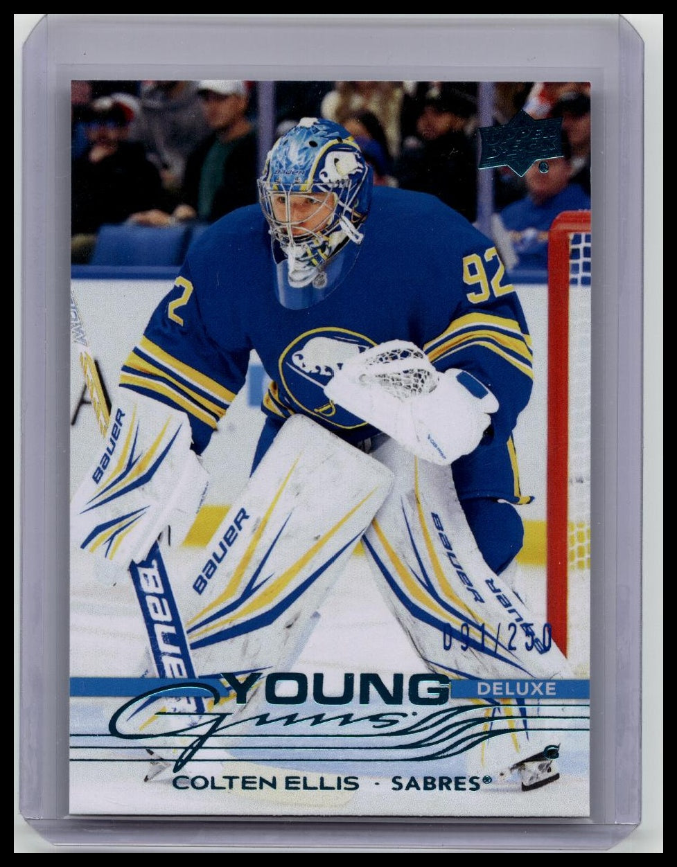 COLTEN ELLIS YOUNG GUNS 2025-26 Upper Deck Series 2 Deluxe /250 #472