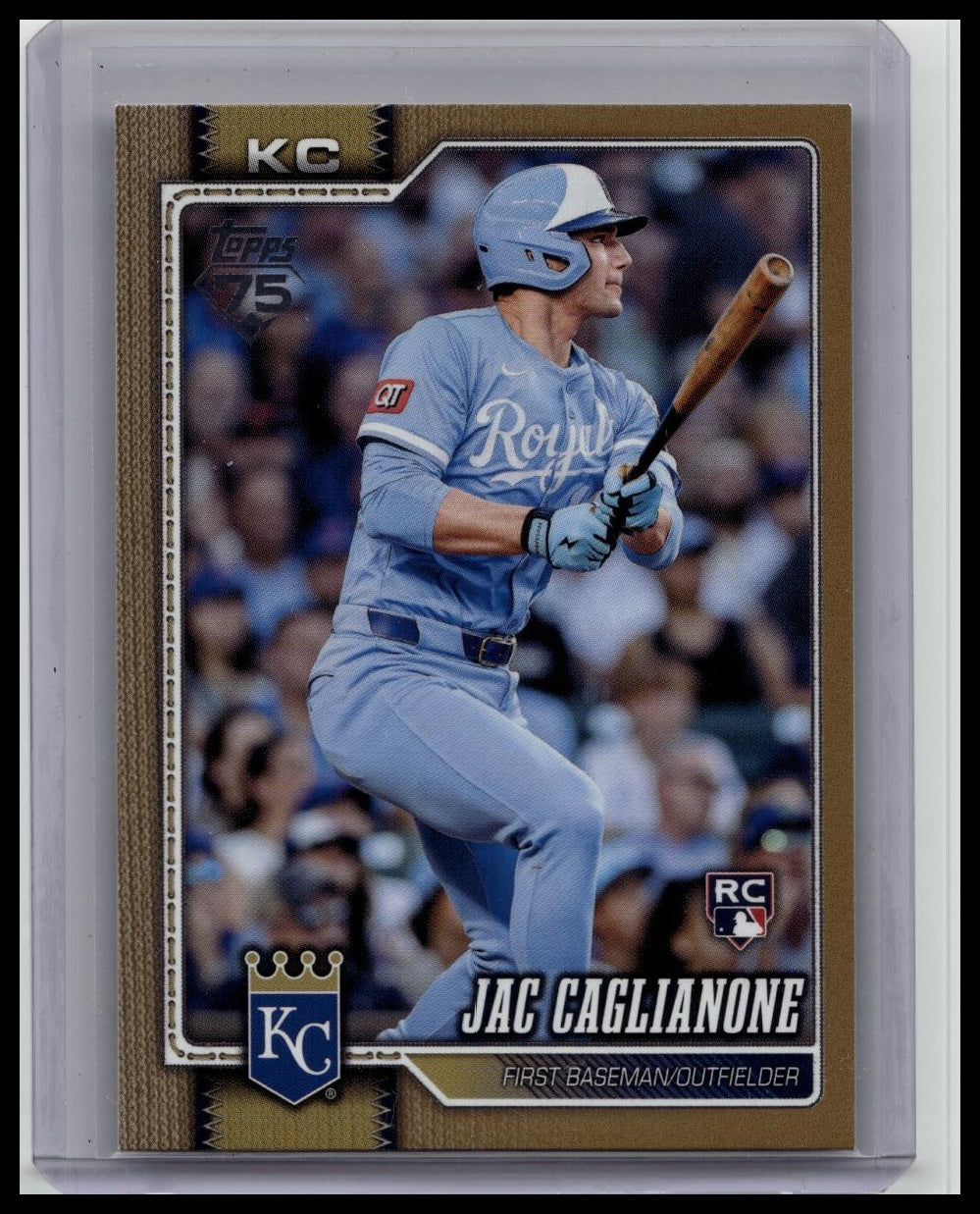 2026 Topps Series 1 Jac Caglianone Gold Parallel #138 SP /2026 Rookie Card RC