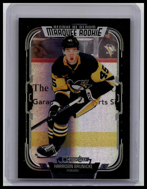 2025-26 O-Pee-Chee Harrison Brunicke Marquee Rookie Rainbow Black #029/100 #595