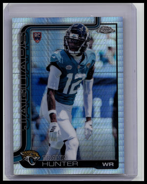 2025 Topps Chrome Travis Hunter RC Prism Refractor #332 Jaguars Rookie