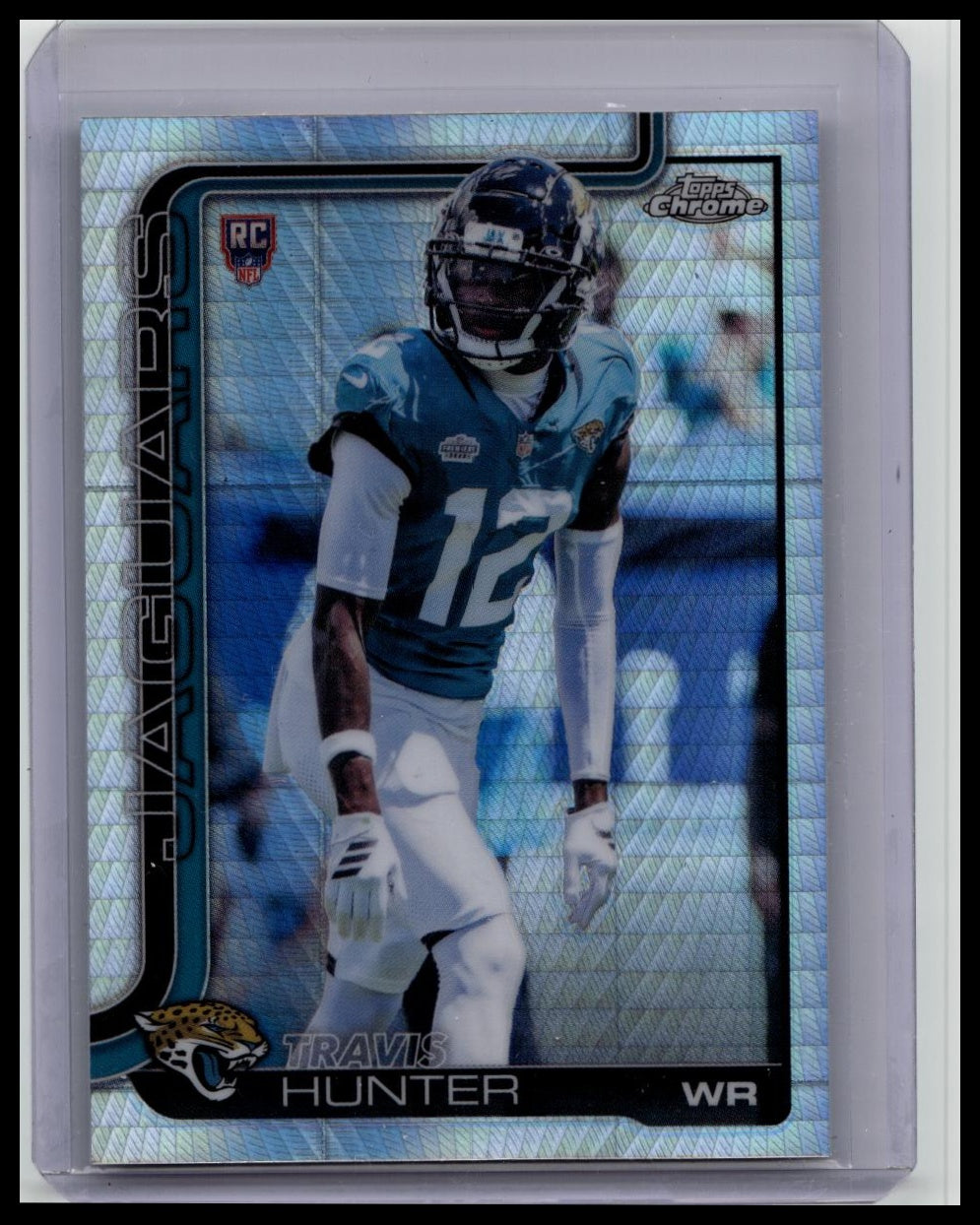 2025 Topps Chrome Travis Hunter RC Prism Refractor #332 Jaguars Rookie