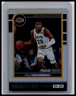 Rui Hachimura 2024-25 Panini NBA Hoops Artist Proof Silver /25 #117