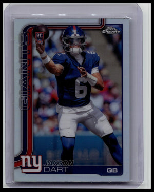 2025 Topps CHROME JAXSON DART Rookie Giants RC SILVER REFRACTOR #306