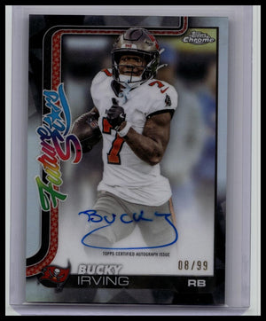 2025 Topps Chrome Bucky Irving Future Stars On Card Auto #/99 Buccaneers