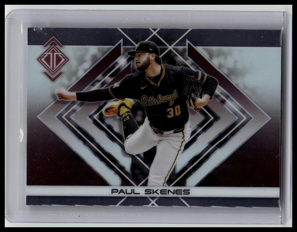 2025 Topps Transcendent Collection Paul Skenes Icons Chrome Image Variations #5