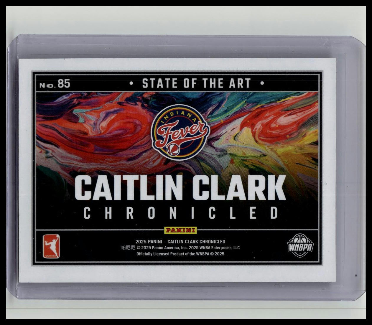 Caitlin Clark [Red Cracked Ice] #85 2025 Panini Caitlin Clark Chronicled