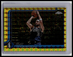 2025-26 Topps Chrome Klay Thompson Geometric Gold Refractor #'d 31/50 Jersey #!