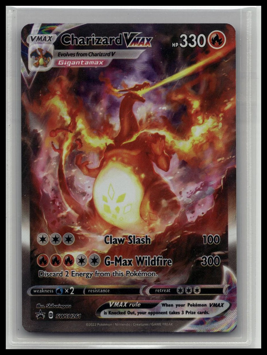 Pokémon TCG Cards Charizard VMAX SWSH261 Alternate Art Black Star Promo