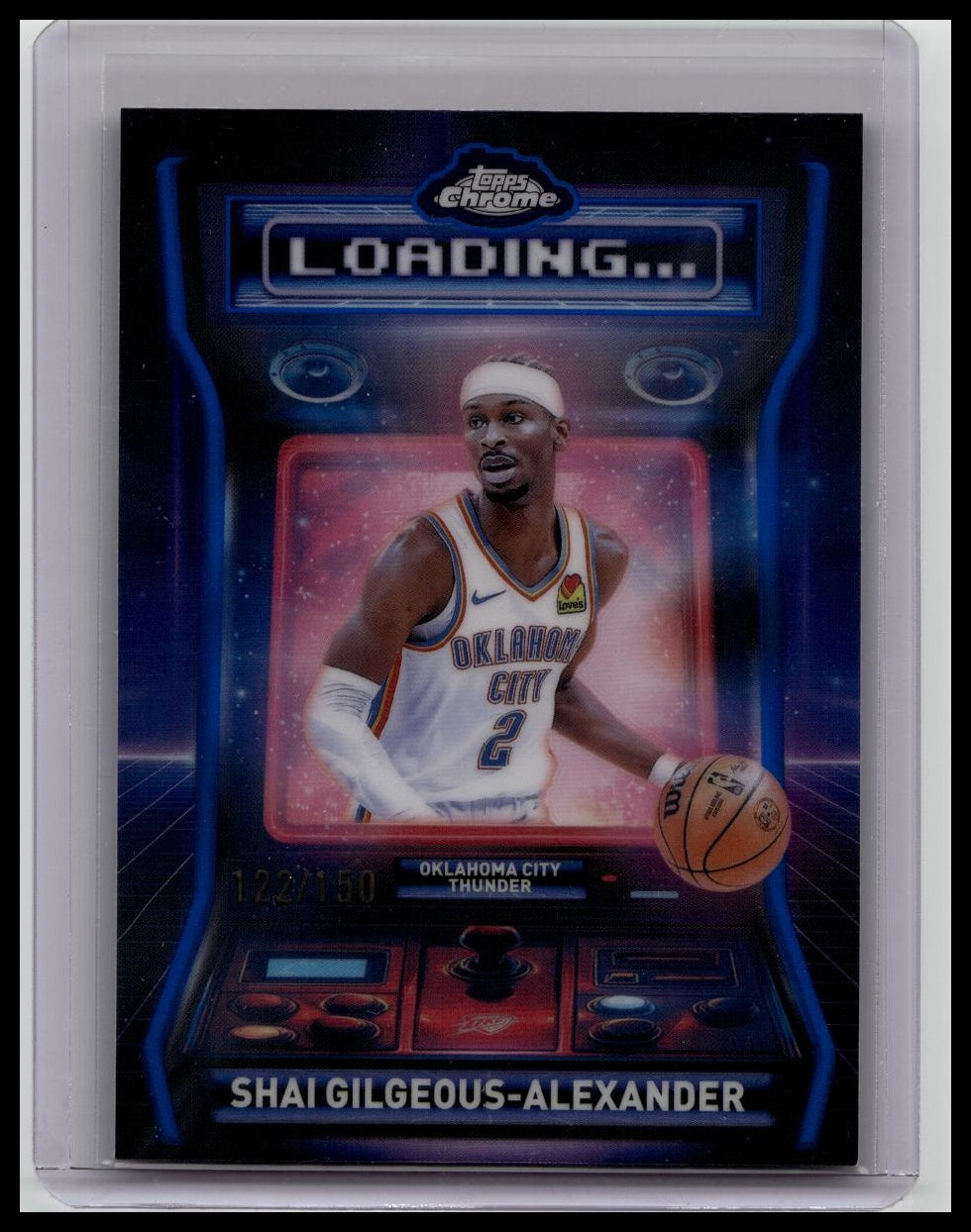 Shai Gilgeous-Alexander 2025-26 Topps Chrome Loading Blue Refractor /150 #LD-1