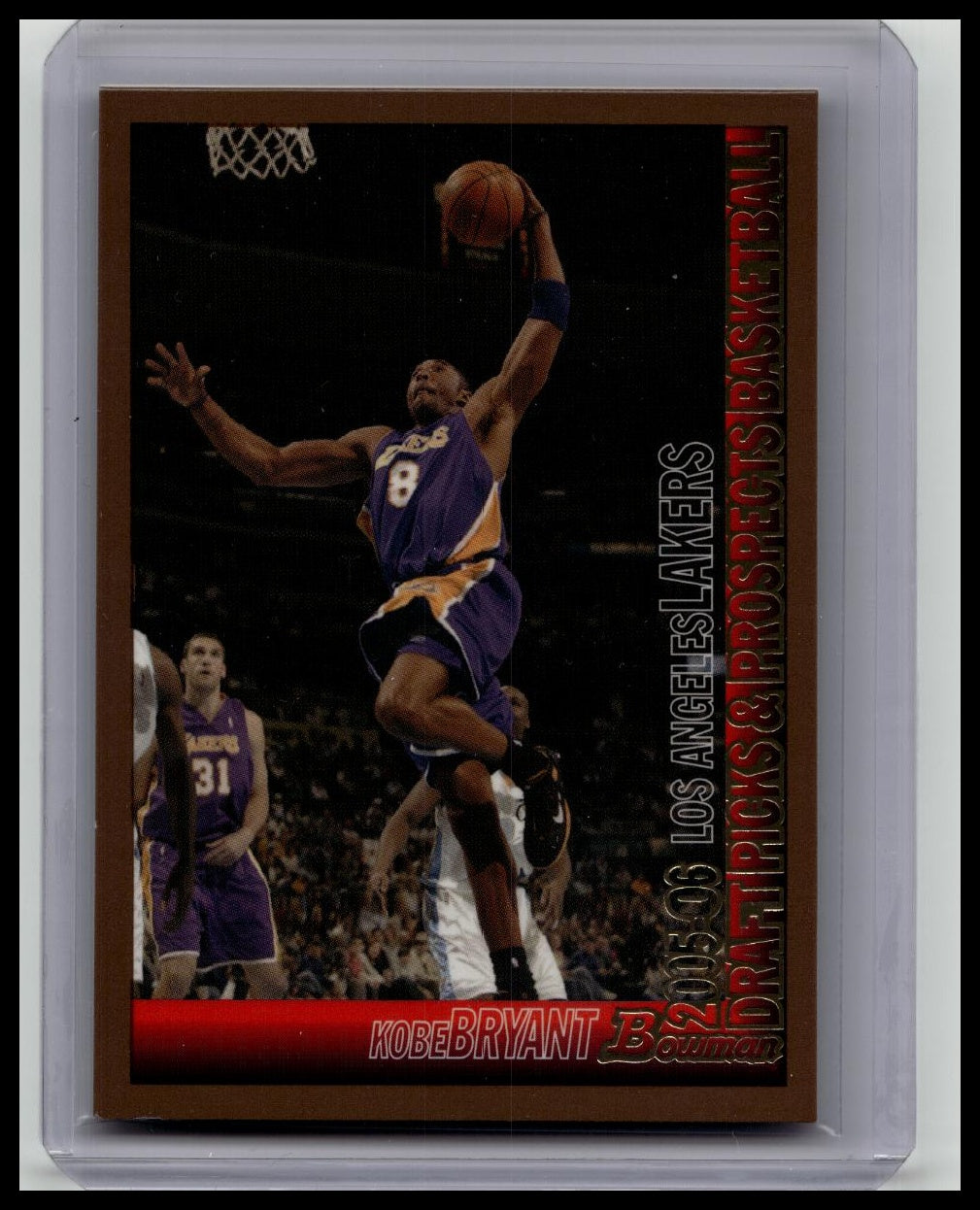 2005 06 Bowman KOBE BRYANT Gold Parallel Draft Picks & Prospects #69
