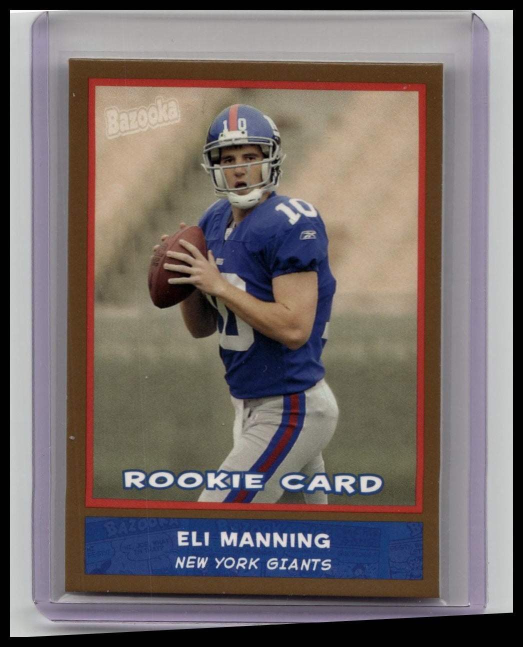 2004 Bazooka Gold Eli Manning #200 Rookie RC