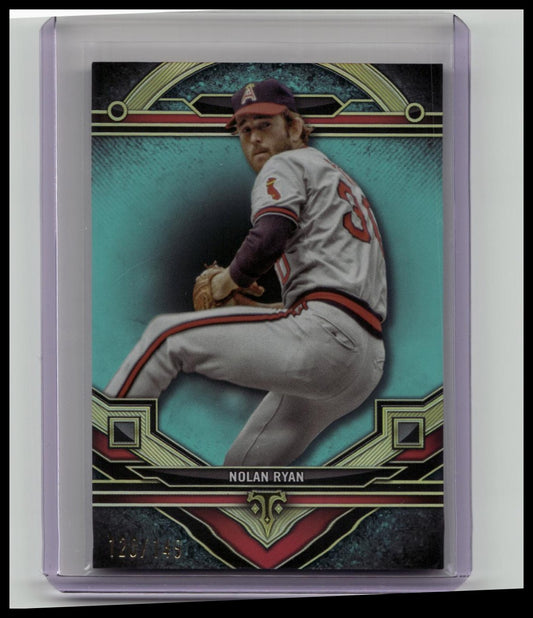 Nolan Ryan - 2024 Topps Triple Threads Aquamarine 120/149 Angels