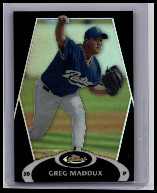 2008 Topps Finest Black Refractor /99 Greg Maddux #103