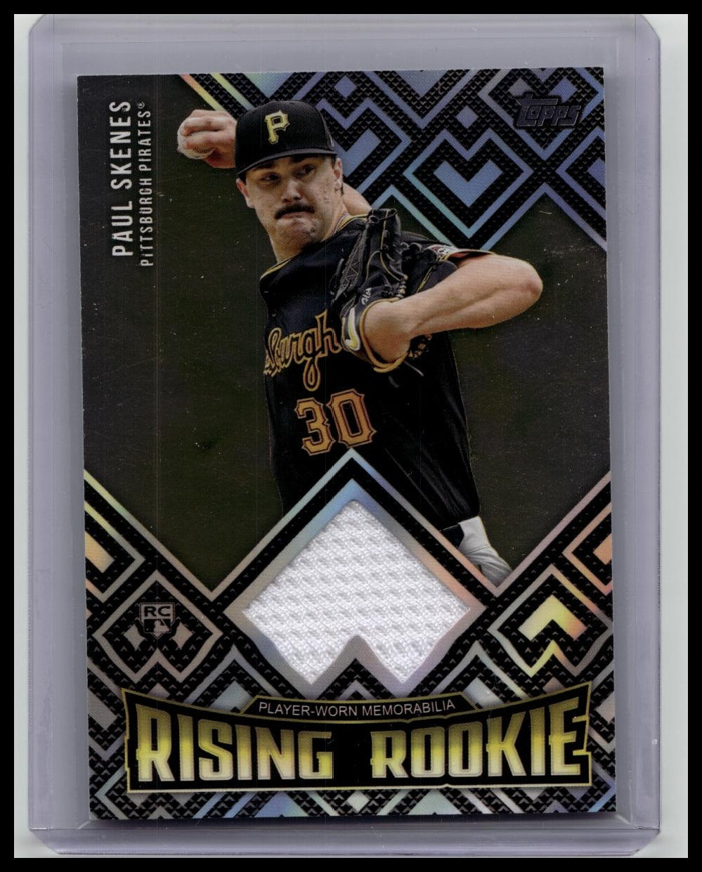 2024 Topps Update Series Rising Rookie Relics #RRR-PS Paul Skenes Rookie Patch