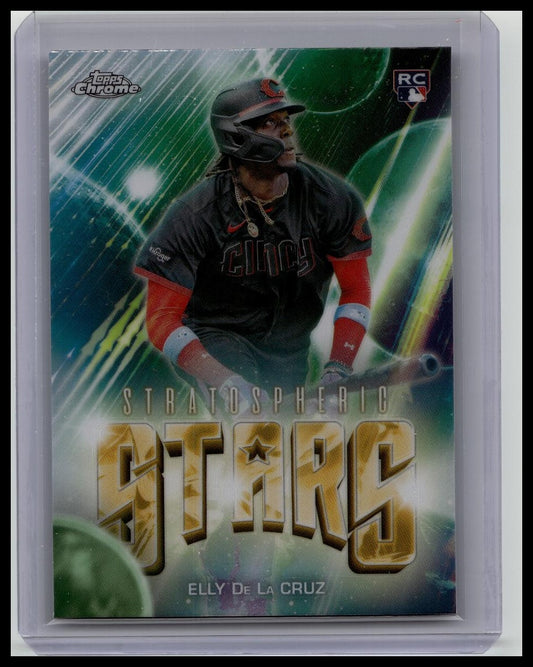 2024 Topps Update Series - Stratospheric Stars #SS-10 Elly De La Cruz (RC)- Reds