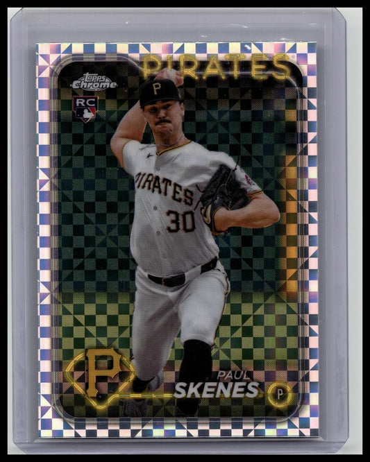 Paul Skenes 2024 Topps Chrome Update Xfractor Rookie RC SP Pittsburgh Pirates