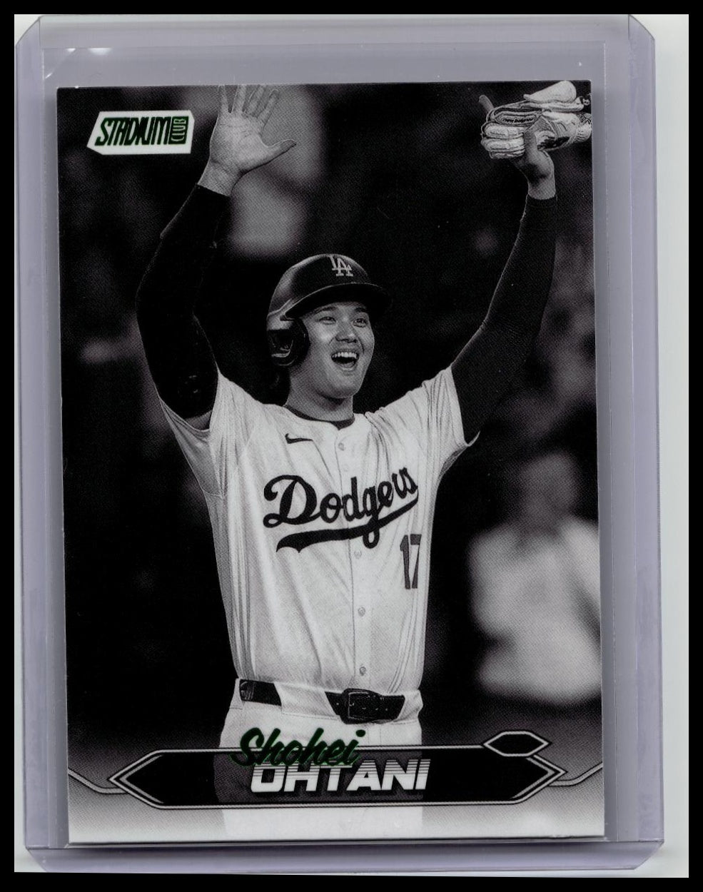 Shohei Ohtani 2024 Topps Stadium Club 200 Black And White SP Dodgers