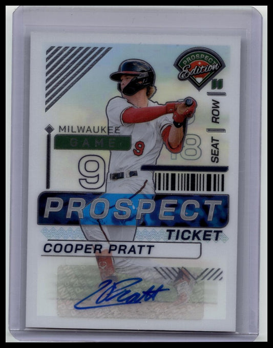 2024 Panini Prospect Edition Cooper Pratt Auto #154