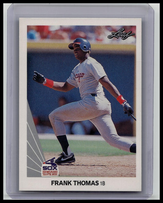 1990 Leaf Frank Thomas RC #300 White Sox