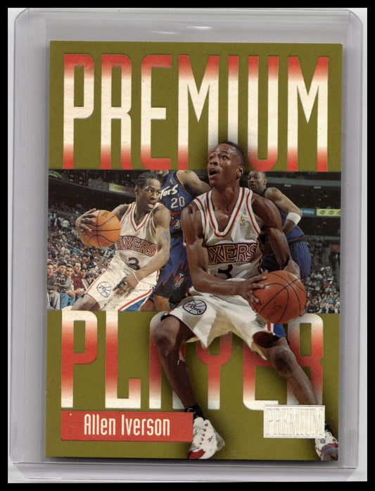 1997-98 SKYBOX PREMIUM ALLEN IVERSON PREMIUM PLAYER SP NBA CARD #2