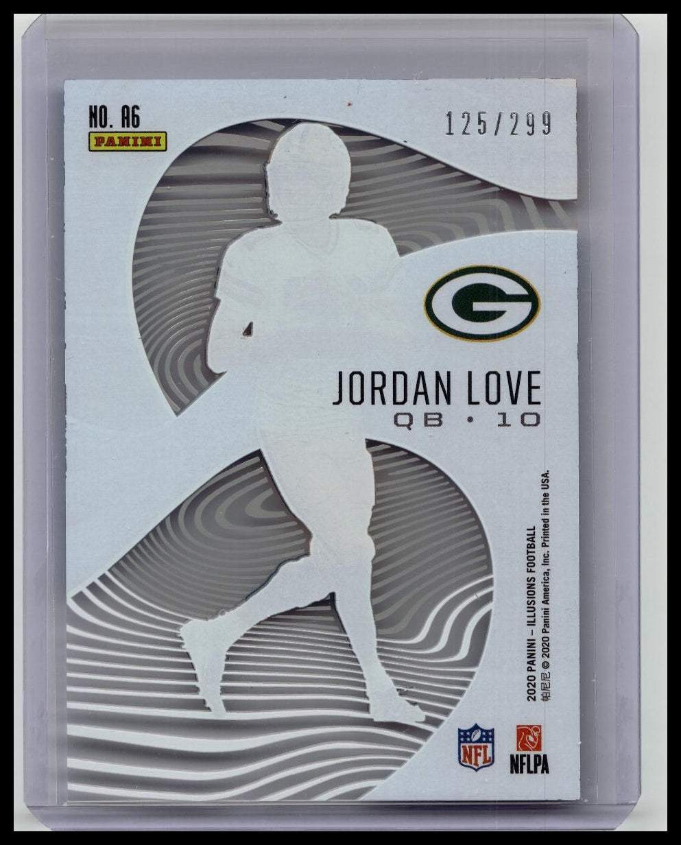 2020 ILLUSIONS ASTOUNDING JORDAN LOVE ROOKIE #'d /299