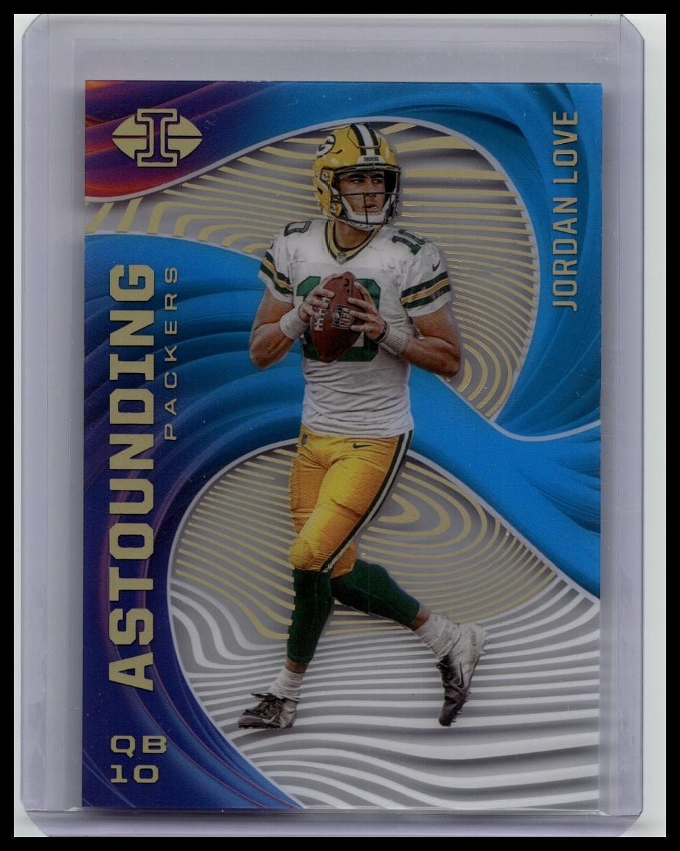2020 ILLUSIONS ASTOUNDING JORDAN LOVE ROOKIE #'d /299