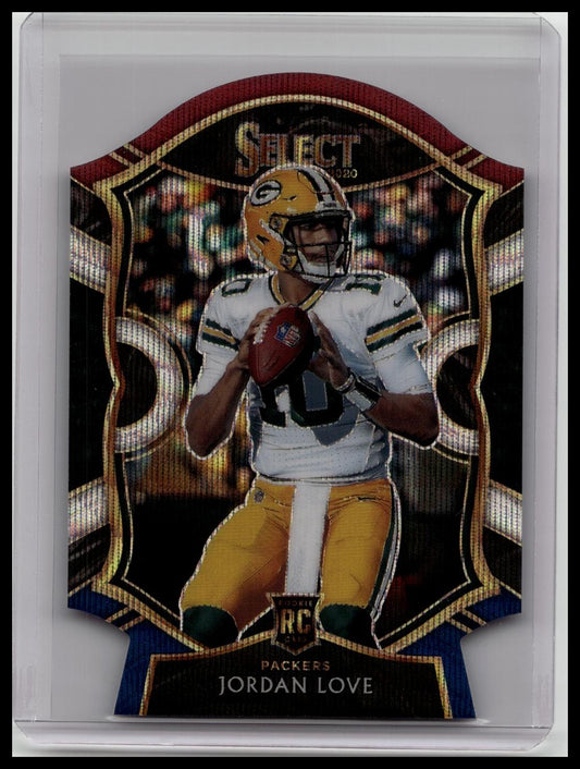 2020 Panini Select - Concourse Jordan Love #47 Tri-Color Prizm Die-Cut (RC)