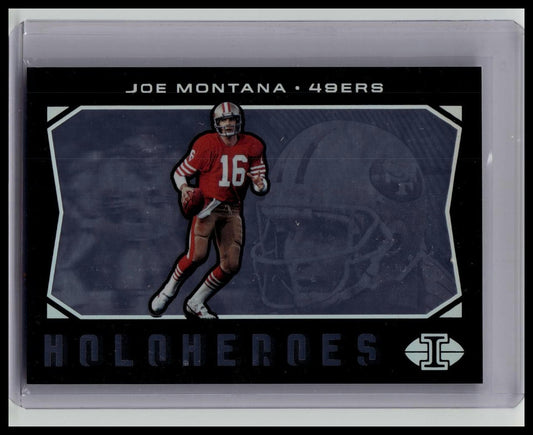 2021 Panini Illusions Joe Montana Holo Heroes 49ers #2