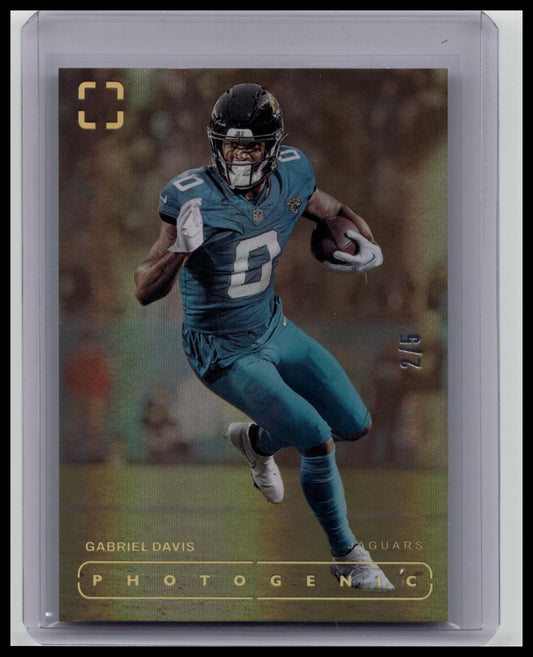 2024 Panini Photogenic Gabriel Davis GOLD /5 No. 114