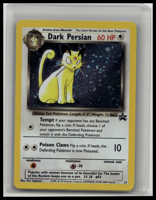 Pokemon Dark Persian - WoTC Promo #17/53