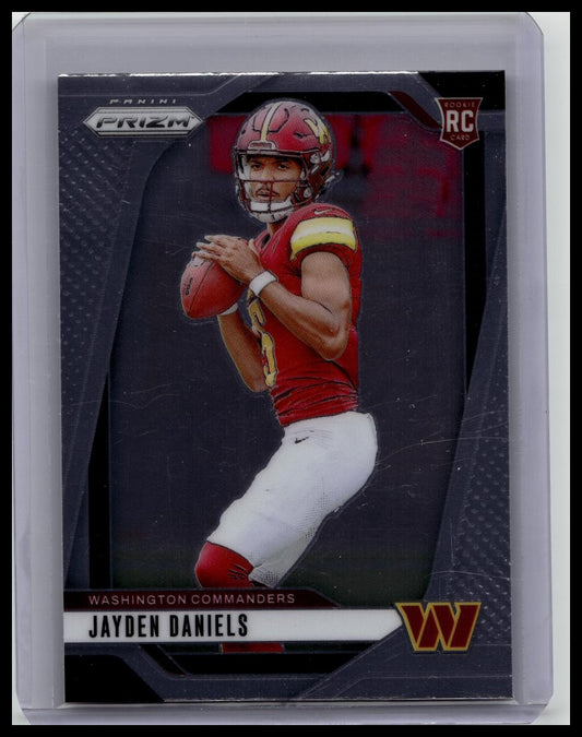 2024 Panini Prizm Jayden Daniels RC Base Rookie Card #347 Commanders