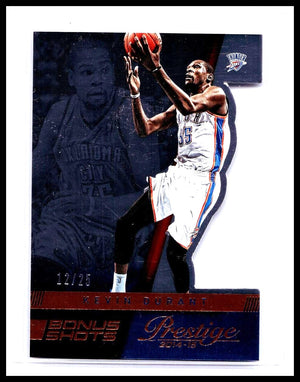 2014-15 Panini Prestige Bonus Shots Orange Die-Cut Premium /25 Kevin Durant