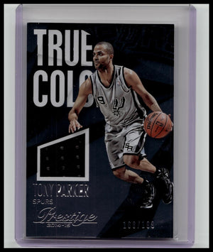 2014-15 Panini Prestige True Colors Materials Plus /199 Tony Parker #20