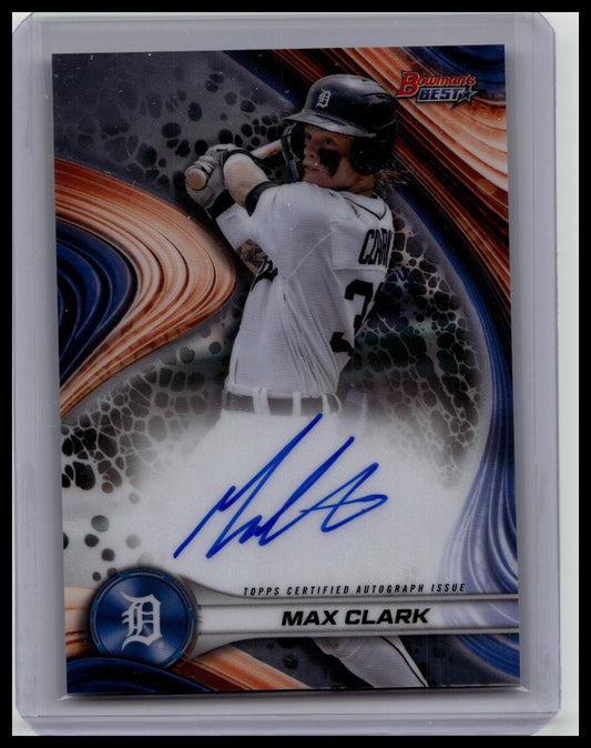 MAX CLARK 2024 BOWMAN'S BEST AUTOGRAPH TIGERS AUTO