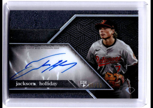 2024 Topps Diamond Icons Jackson Holliday Rookie AUTO 6/10