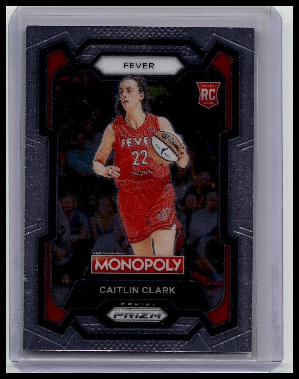2024 WNBA Monopoly Prizm #65 Caitlin Clark Base Rookie Card (RC) Fever