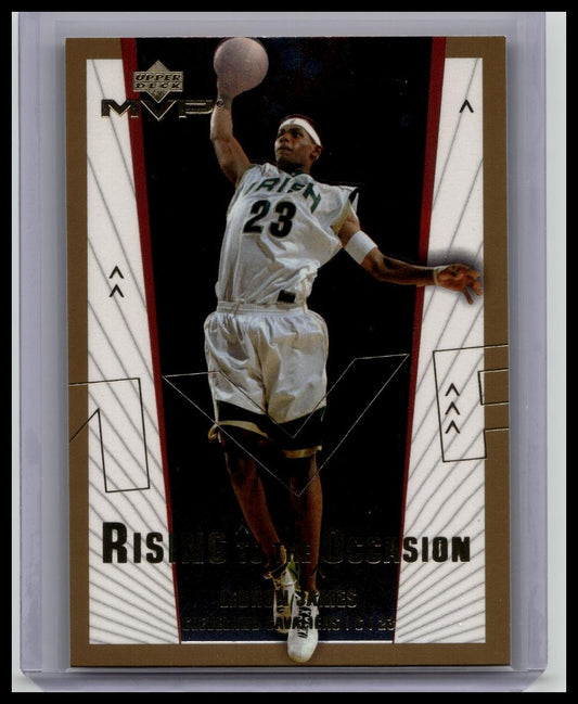 2003-04 Upper Deck MVP - Rising to the Occasion LeBron James #RO2 (RC)