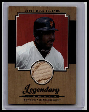 2001 Upper Deck Legends #L-BB Barry Bonds Legendary Lumber