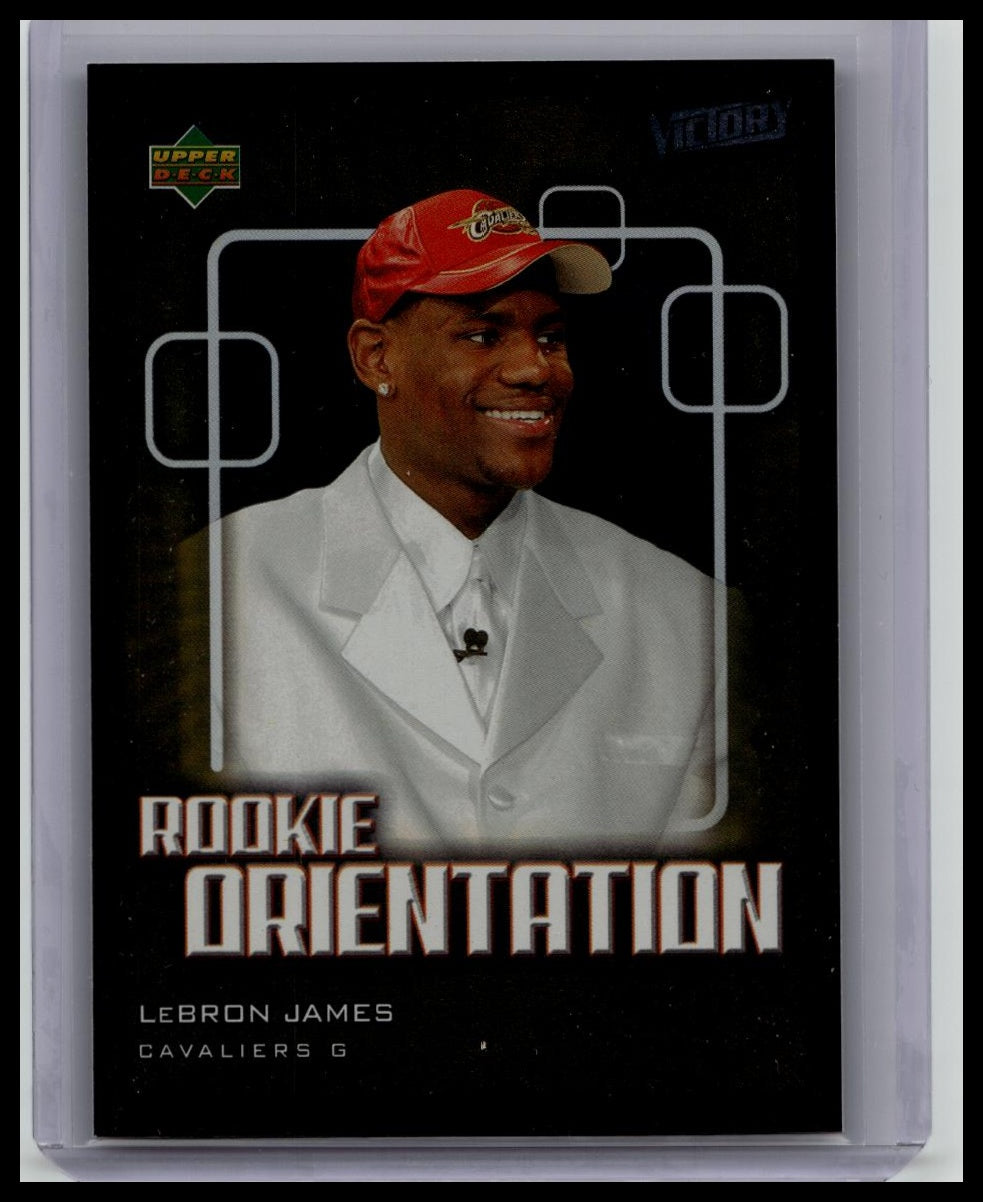 2003-04 Upper Deck Victory LeBRON JAMES Rookie Card #101 Rookie Orientation RC