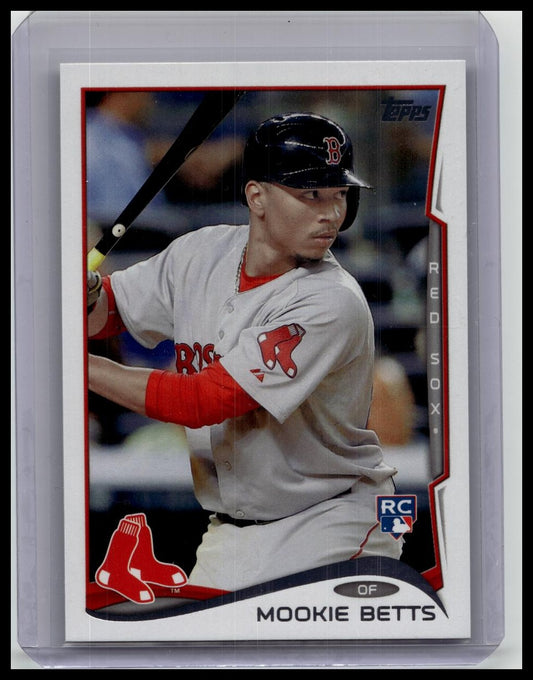 2014 Topps Update #US-26 Mookie Betts Red Sox RC Rookie